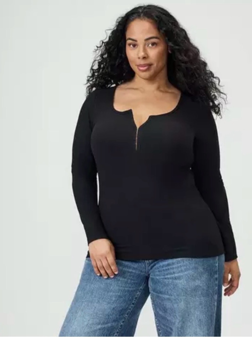 Torrid Hook & Eye Henley